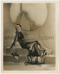 2j1776 HEDDA HOPPER 8x10.25 still 1920s a sophisticated woman wearing a warm burgundy velvet dress!