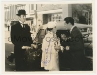 2j0266 IRENE DUNNE signed 8x10 REPRO still 1980s c/u with Robert Taylor in Magnificent Obsession!