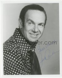 2j0267 JACK CARTER signed 8x10 REPRO photo 1980s head & shoulders portrait in polka dot shirt!