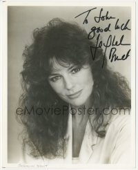 2j0269 JACQUELINE BISSET signed 8x10 REPRO still 1980s smiling portrait of the beautiful English star!