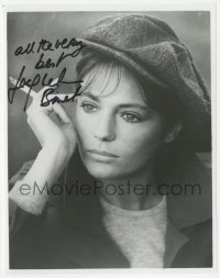 2j0270 JACQUELINE BISSET signed 8x10 REPRO still 1980s the beautiful English actress with cigarette!