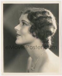 2j1793 JUNE COLLYER 8x10 still 1930s head & shoulders profile portrait wearing diamond necklace!