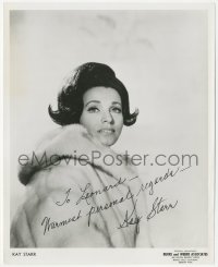 2j0295 KAY STARR signed 8x10 REPRO photo 1980s great publicity portrait of the singer/actress!