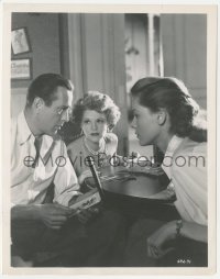 2j1794 KEY LARGO 8x10 still 1948 c/u of Claire Trevor between Humphrey Bogart & Lauren Bacall!