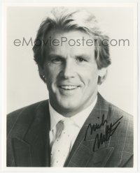 2j0324 NICK NOLTE signed 8x10 REPRO still 1980s great smiling portrait wearing suit & tie!