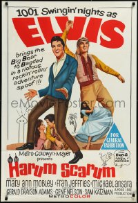 2j0902 HARUM SCARUM Aust 1sh 1965 Elvis Presley & Mary Ann Mobley in a swingin' spoof, different!