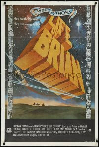 2j0903 LIFE OF BRIAN Aust 1sh 1979 Monty Python, Graham Chapman, different title art and design!