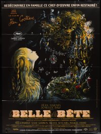 2j0453 LA BELLE ET LA BETE French 1p R2013 from Jean Cocteau's classic fairy tale, cool Malcles art!