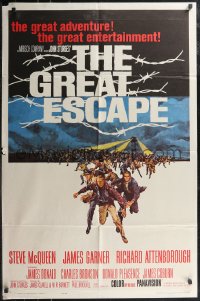 2j1086 GREAT ESCAPE 1sh 1963 Steve McQueen, Charles Bronson, John Sturges classic prison break!