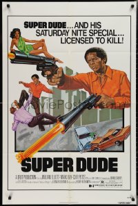 2j1091 HANGUP 1sh R1975 William Elliot is the Super Dude, his job was busting junkies!