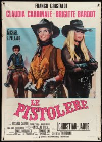 2j0533 LEGEND OF FRENCHIE KING Italian 1p 1972 Enzo Nistri art of sexy Cardinale & Brigitte Bardot!