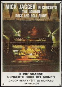 2j0538 LONDON ROCK & ROLL SHOW Italian 1p 1976 Mick Jagger, Chuck Berry, very different!