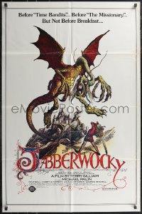 2j1107 JABBERWOCKY 1sh R1982 Terry Gilliam, Monty Python, great fantasy monster art!