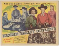 2j1321 HIDDEN VALLEY OUTLAWS TC 1944 William Wild Bill Elliot, George Gabby Hayes, Anne Jeffreys