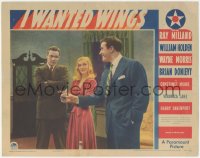 2j1454 I WANTED WINGS LC 1941 Ray Milland laughs at William Holden & sexy Veronica Lake!