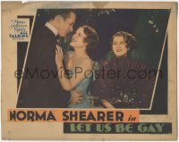 2j1465 LET US BE GAY LC 1930 Norma Shearer smiles at happy Rod La Rocque & Hedda Hopper, ultra rare!