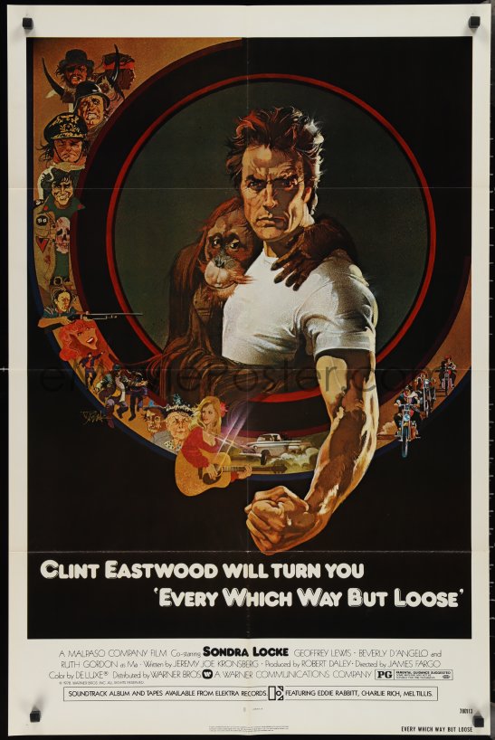 eMoviePoster.com: 2j1053 EVERY WHICH WAY BUT LOOSE 1sh 1978 art of ...