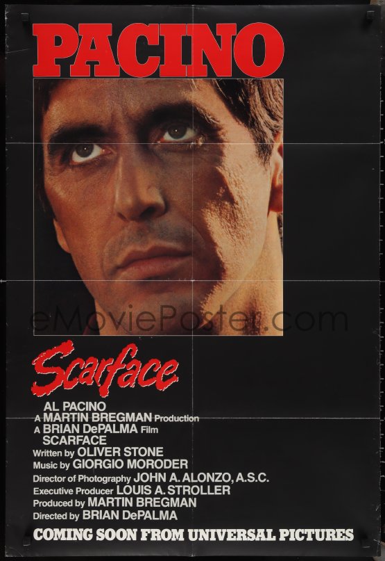 scarface al pacino coming soon poster