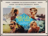 2k0223 BIGGER SPLASH DS British quad 2016 Ralph Fiennes, Dakota Johnson, Schoenaerts, Swinton!