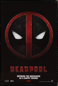 2k0934 DEADPOOL custom teaser DS 1sh 2016 Reynolds, Marvel, the beginning of a happy ending!