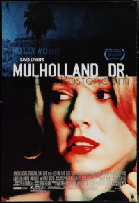 2k1196 MULHOLLAND DR. 1sh 2001 David Lynch, cool close up image of sexy Naomi Watts!