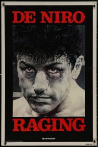 2k1252 RAGING BULL teaser 1sh 1980 Martin Scorsese, classic Kunio Hagio art of Robert De Niro!