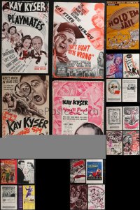 2m0121 LOT OF 17 RKO PRESSBOOKS 1930s-1950s great advertising for several different movies!