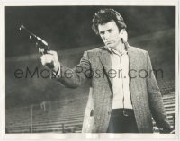 2p1628 DIRTY HARRY deluxe 11x14 still 1971 close-up of bandaged Clint Eastwood pointing his gun!