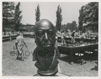 2p1641 FAMILY PLOT deluxe 11x14 still 1976 bust of Hitchcock at promo luncheon by Philippe Halsman!