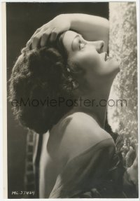 2p1649 GLORIA SWANSON deluxe 8x11.75 still 1934 MGM close-up portrait of the star looking upward!