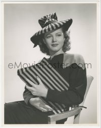 2p1666 JEAN ROGERS deluxe 10x13 still 1942 seated MGM portrait soon to be in Sunday Punch!