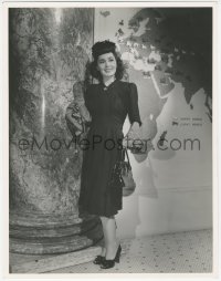 2p1684 MAUREEN O'SULLIVAN deluxe 10x13 still 1941 standing, soon to be in Tarzan's Secret Treasure!