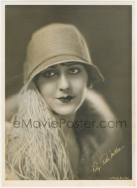 2p1692 PATSY RUTH MILLER deluxe 10x13.25 still 1920s Warner Bros portrait w/facsimile signature!