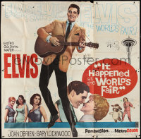 2p0461 IT HAPPENED AT THE WORLD'S FAIR 6sh 1963 Elvis Presley swings higher than the Space Needle!