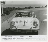 2p1822 BULLITT 8.25x9.25 still 1968 Jacqueline Bisset gives Steve McQueen a ride in her Porsche!