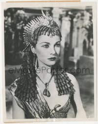 2p1825 CAESAR & CLEOPATRA 7.25x9 news photo 1946 best c/u of sexy Vivien Leigh as Queen of the Nile!