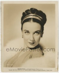 2p1856 DRESSED TO KILL 8.25x10 still 1946 head & shoulders portrait of beautiful Patricia Morison!