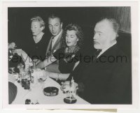 2p1859 ERNEST HEMINGWAY/GARY COOPER 7.25x9 news photo 1950 with wives at the Stork Club in New York!