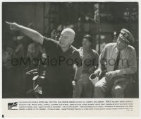 2p1887 IN HARM'S WAY candid deluxe 8x9.5 still 1965 John Wayne on set with director Otto Preminger!