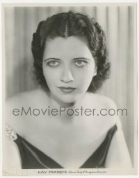 2p1903 KAY FRANCIS 7.75x10 still 1930 incredible Warner Bros studio portrait in low-cut dress!