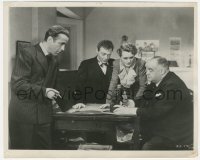 2p1927 MALTESE FALCON 8x10 still 1941 Humphrey Bogart, Lorre, Astor & Greenstreet with the bird!