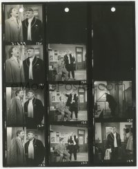 2p1957 PRODUCERS 8.25x10 contact sheet 1967 Gene Wilder & Zero Mostel in their most famous scene!