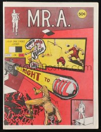 2p0510 MR. A #1 comic book 1973 Steve Ditko's objectivist hero by Joe Brancatelli!