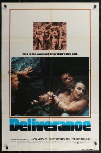 2p0735 DELIVERANCE 1sh 1972 Jon Voight, Burt Reynolds, Ned Beatty, John Boorman classic!