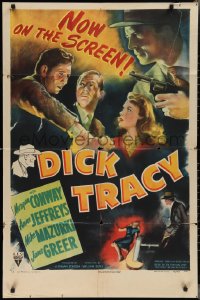 2p0741 DICK TRACY 1sh 1945 art of Conway as Chester Gould's classic cartoon strip detective!