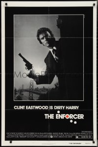 2p0764 ENFORCER 1sh 1976 classic image of Clint Eastwood as Dirty Harry holding .44 magnum!