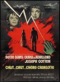 2p0290 HUSH...HUSH, SWEET CHARLOTTE French 1p 1965 Bette Davis, de Havilland, Grinsson art!