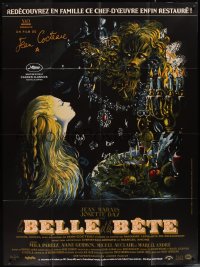 2p0294 LA BELLE ET LA BETE French 1p R2013 from Jean Cocteau's classic fairy tale, cool Malcles art!