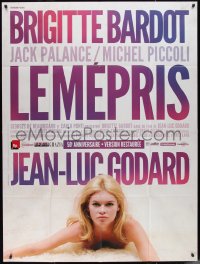 2p0297 LE MEPRIS French 1p R2013 Jean-Luc Godard, different image of sexy naked Brigitte Bardot!