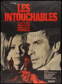 2p0299 MACHINE GUN McCAIN French 1p 1970 Vaissier art of John Cassavetes & sexy Britt Ekland!